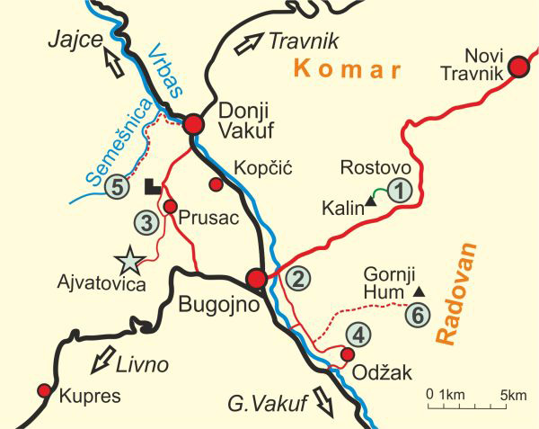 Karte von Skopaljska-Tal 