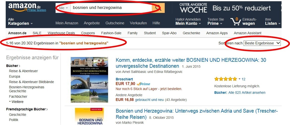 Auf Platz 1 und mit besten  Kundenbewertung auf amazon.de!