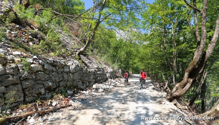 Steigung Boračka Draga - Bike Park Prenj