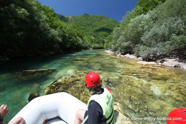 Rafting auf der Neretva