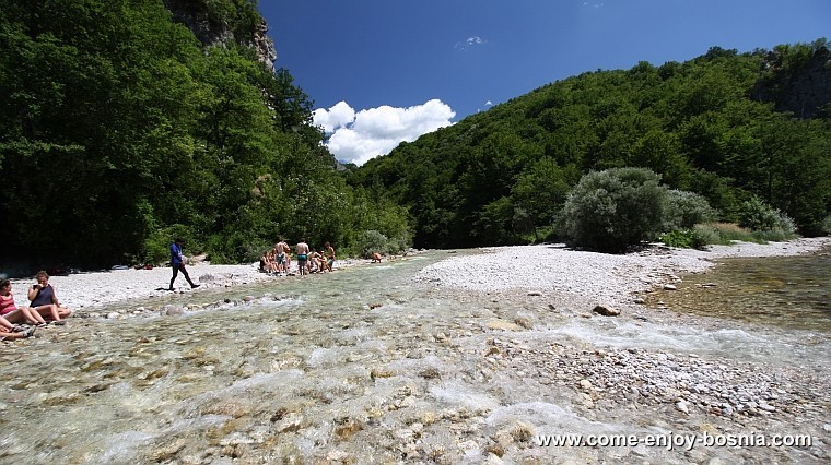 Mündung der Rakitnica in die Neretva