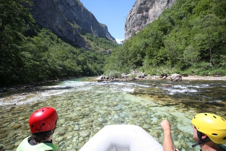 Rafting auf der Neretva