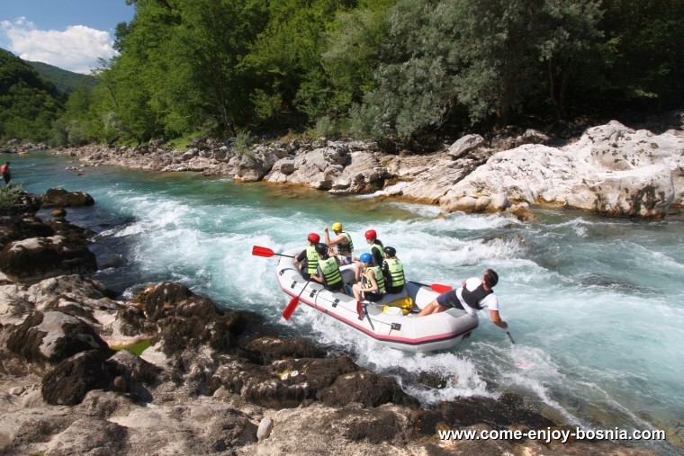 Rafting auf der Neretva