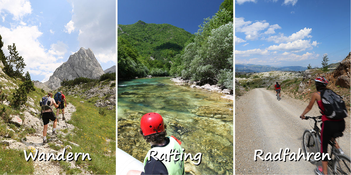 Wandern - Rafting - Radfahren in der Umgebung von Konjic