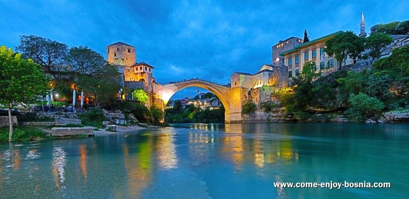 Die Alte Brücke in Mostar