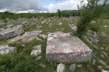 Stecak-Necropole auf Podvelez